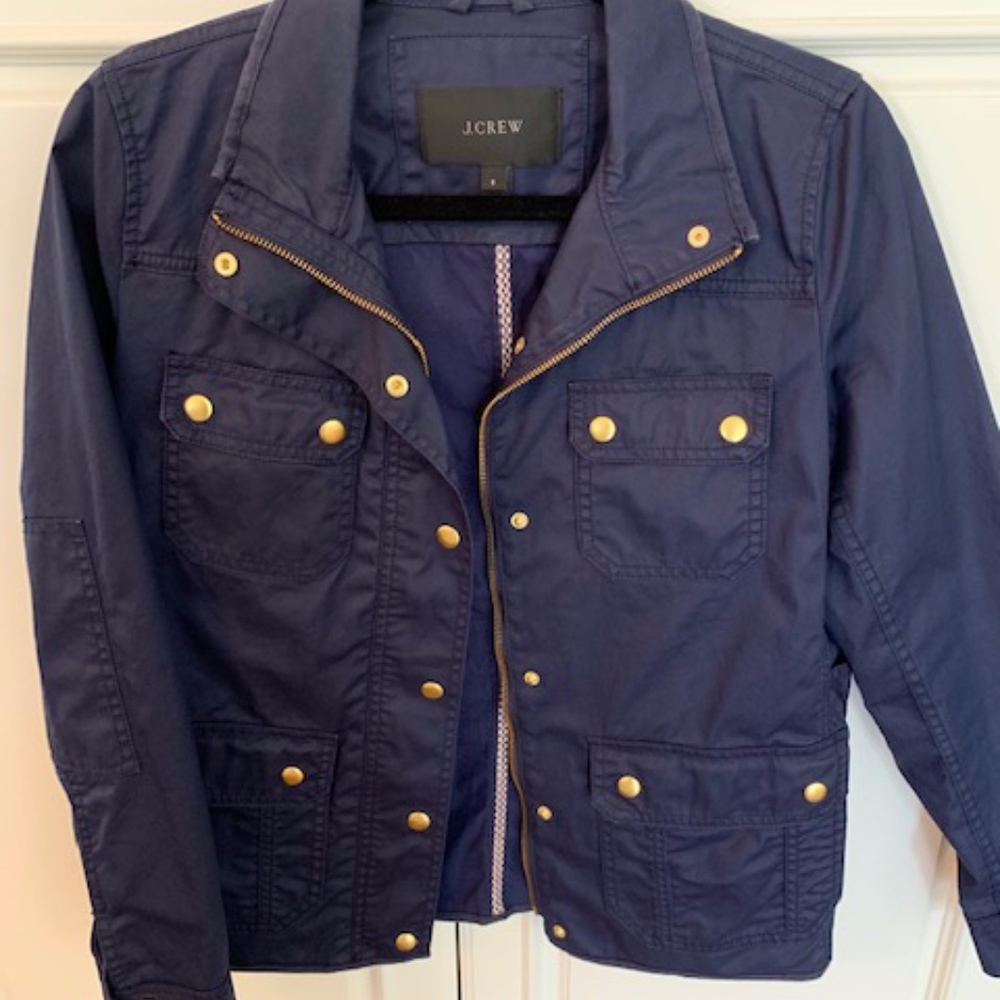 J. Crew navy field jacket